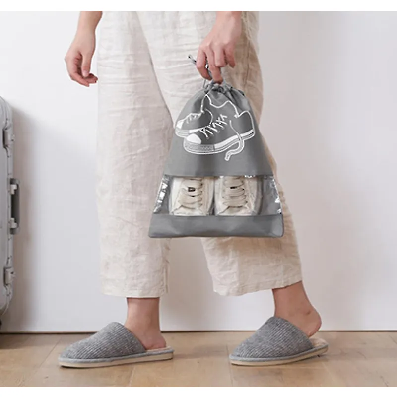 26 X 36Cm Waterproof Space-Saving Travel Shoe Bag Dp-70