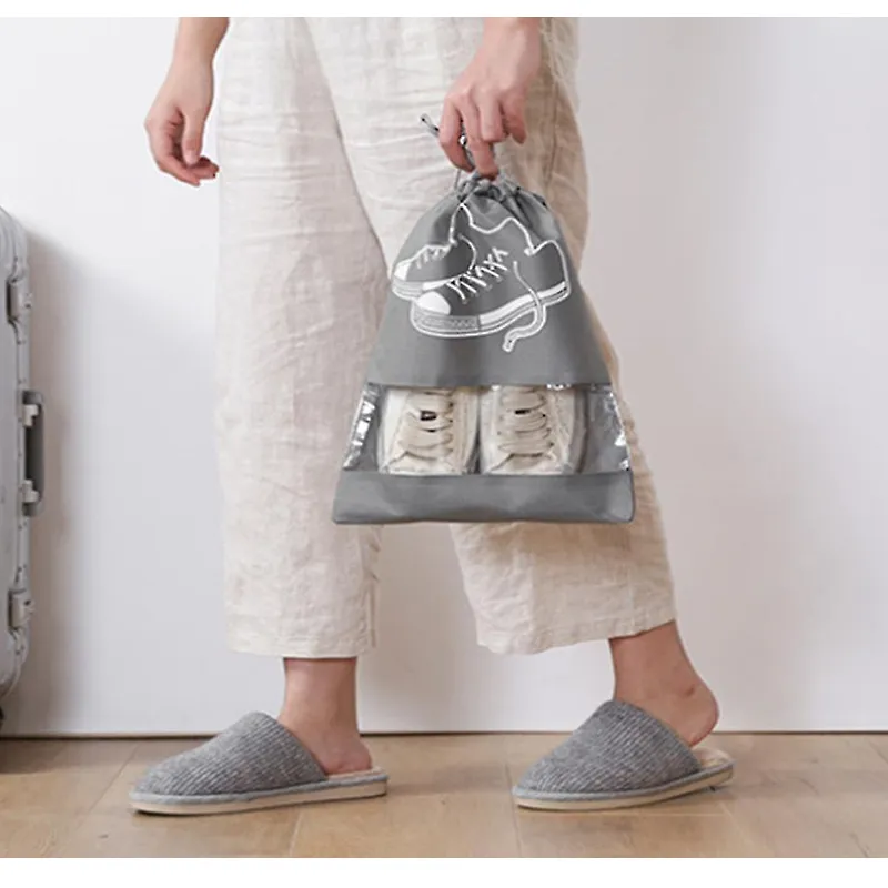 26 X 36Cm Waterproof Space-Saving Travel Shoe Bag Dp-70