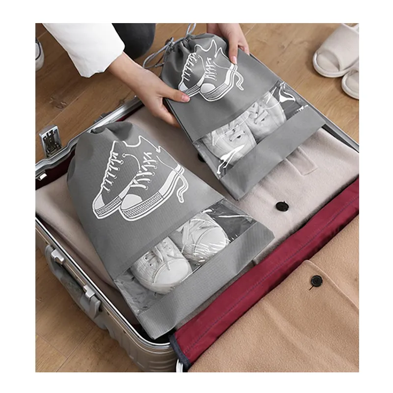 26 X 36Cm Waterproof Space-Saving Travel Shoe Bag Dp-70