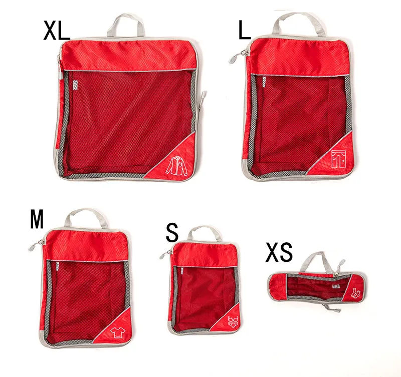 6 Set Premium Compression Travel Packing Cubes