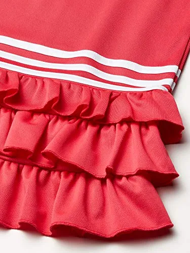 adidas Girls' Toddler SS Polo Dress, Fresh Pink, 2T