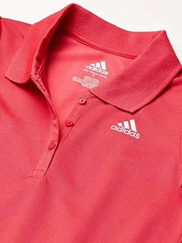 adidas Girls' Toddler SS Polo Dress, Fresh Pink, 2T