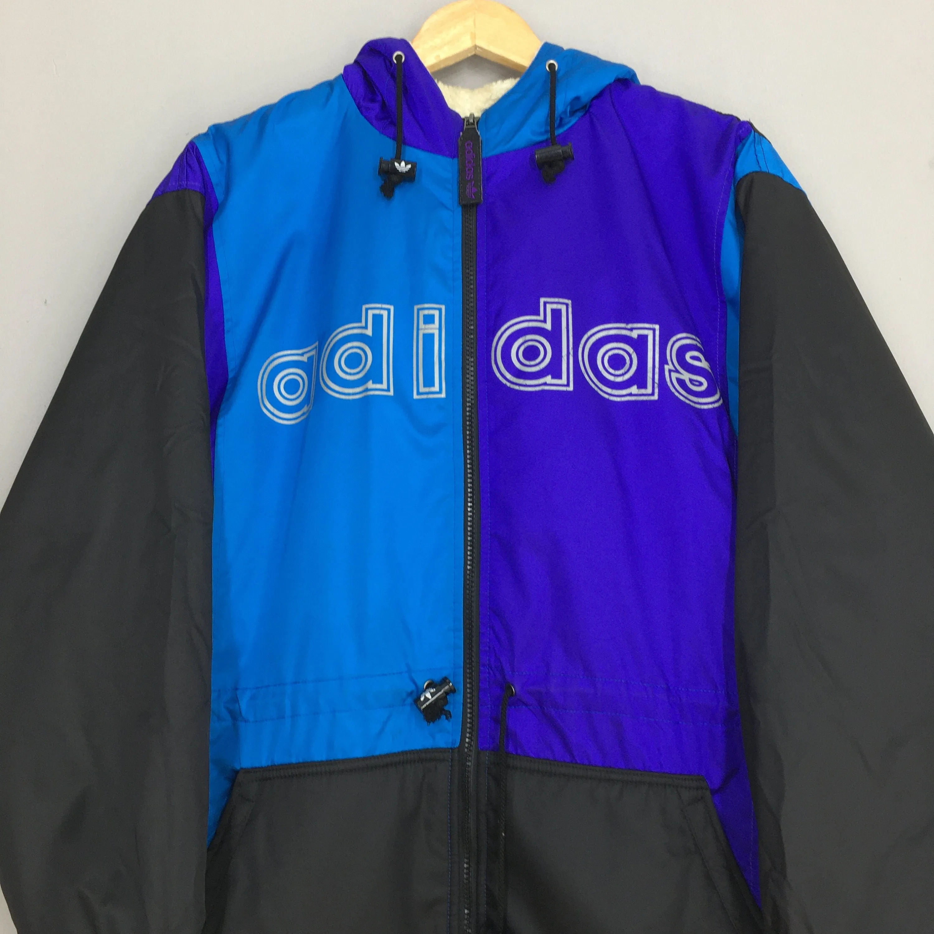 Adidas Jacket Sherpa Warmer Coat Parka Large