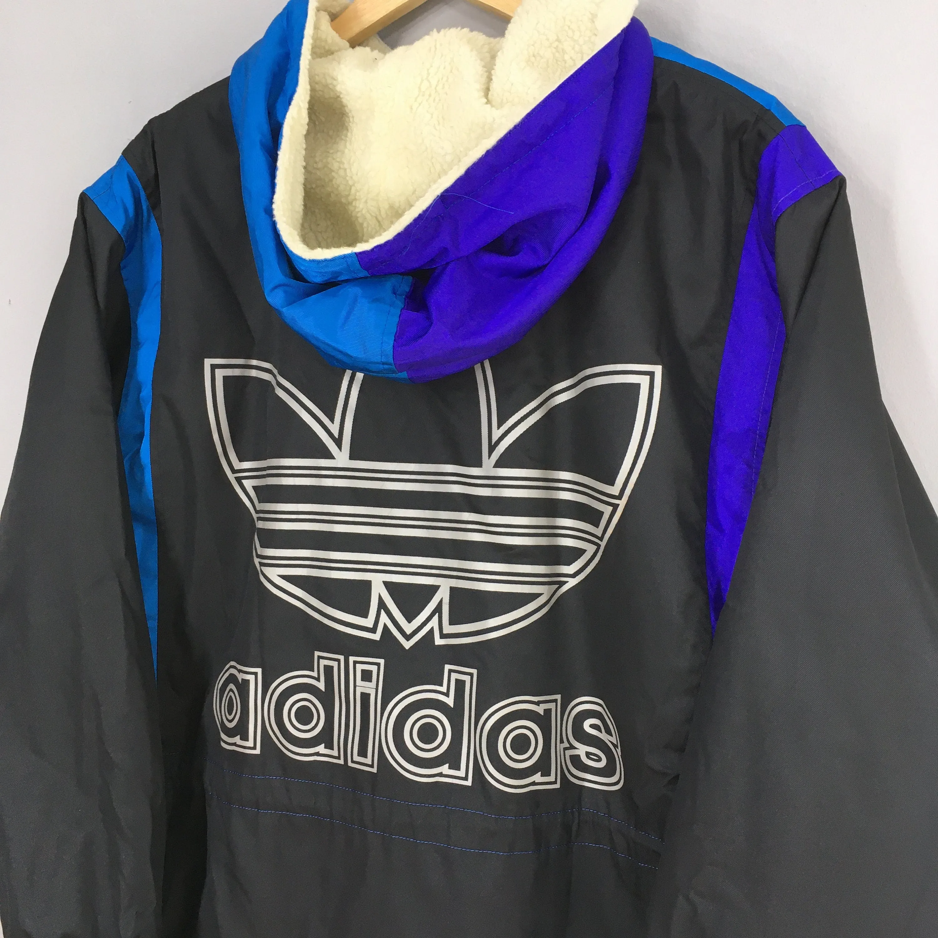 Adidas Jacket Sherpa Warmer Coat Parka Large