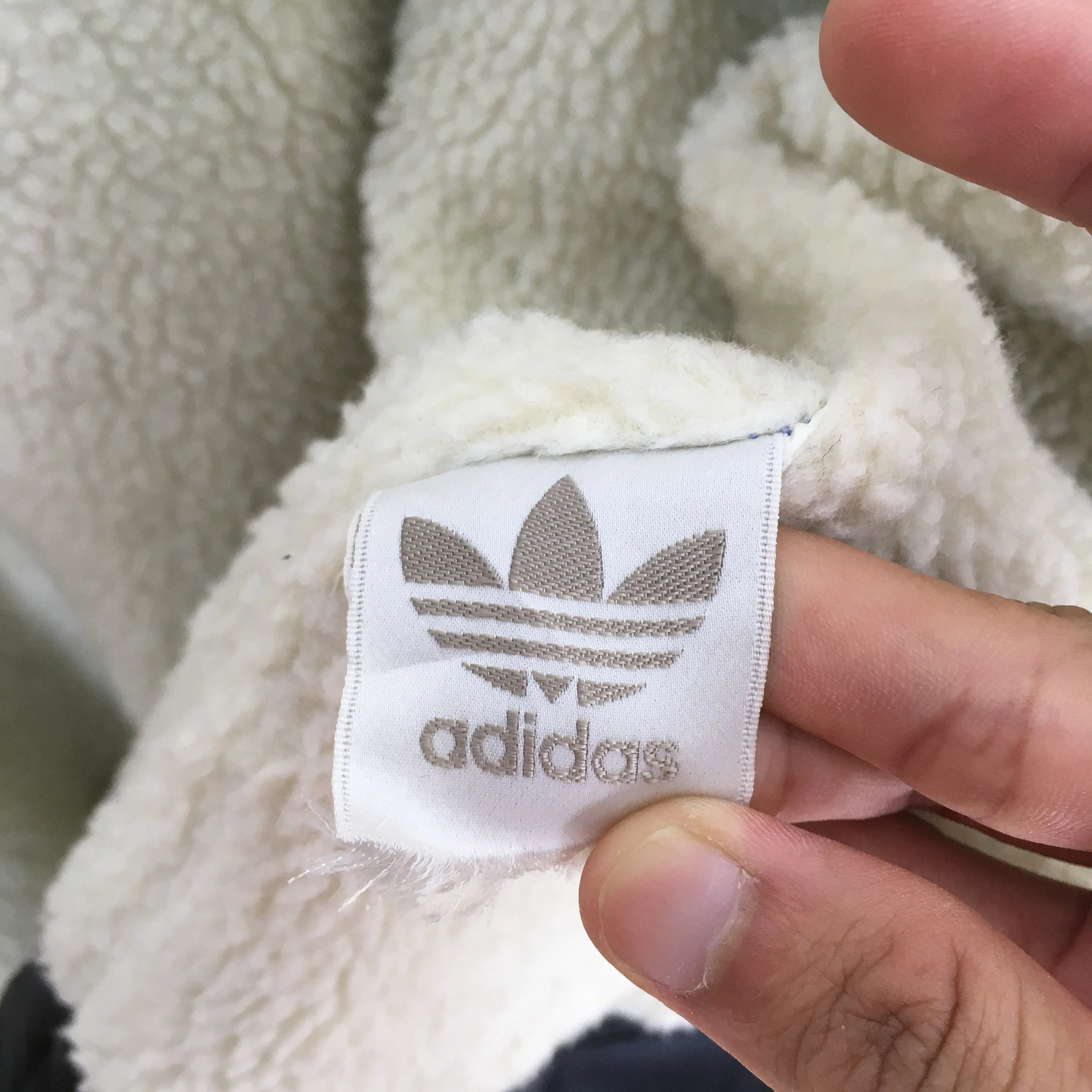 Adidas Jacket Sherpa Warmer Coat Parka Large