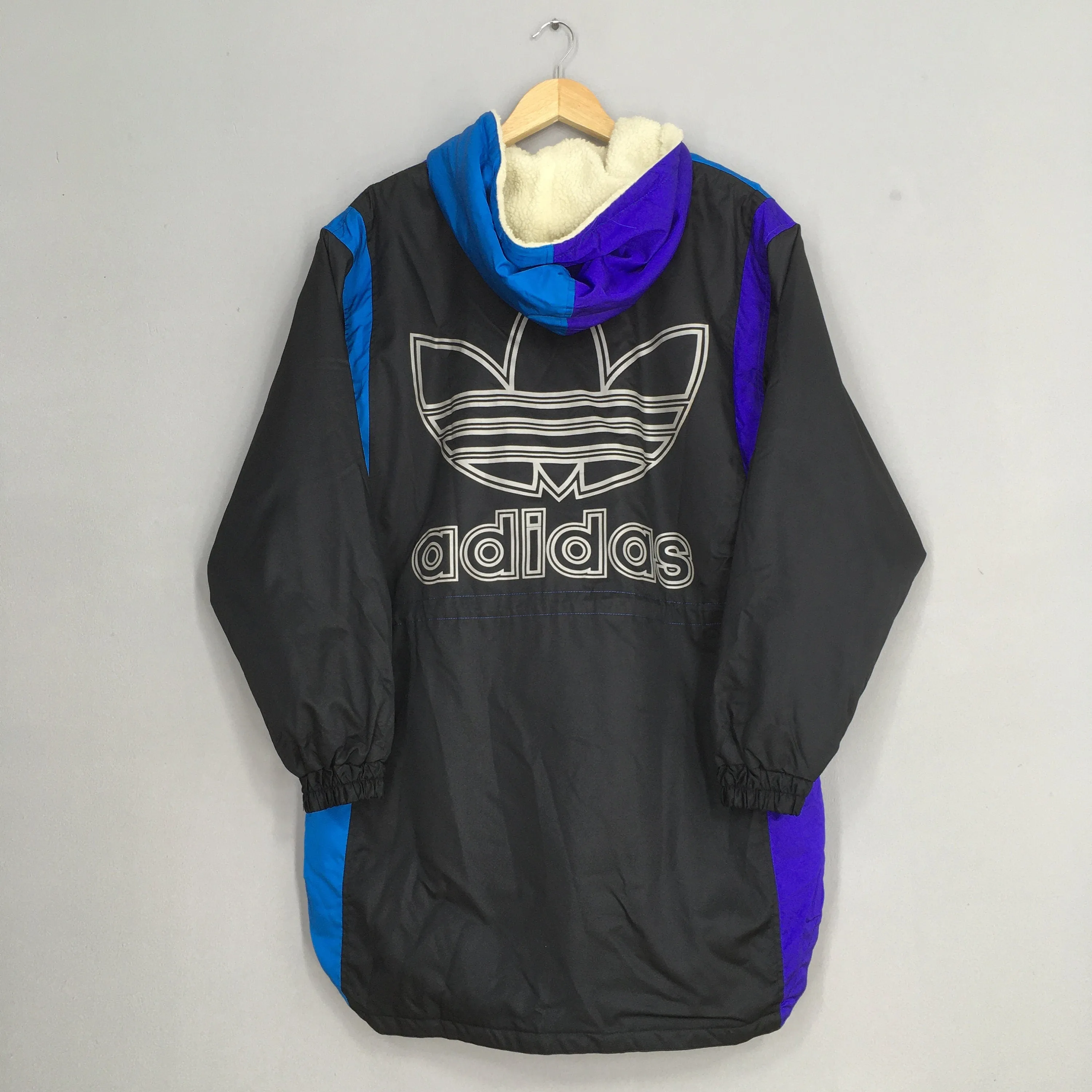 Adidas Jacket Sherpa Warmer Coat Parka Large