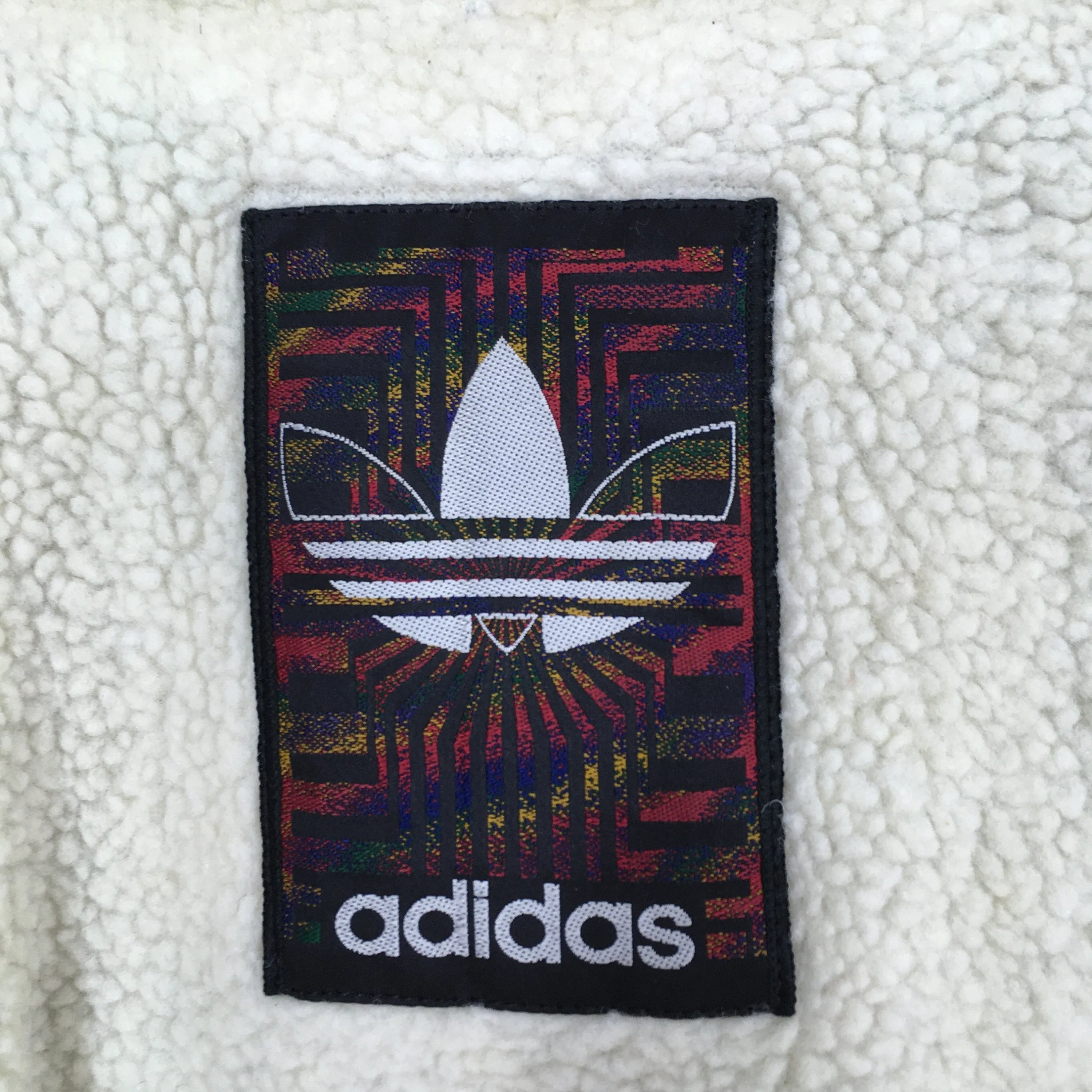 Adidas Jacket Sherpa Warmer Coat Parka Large