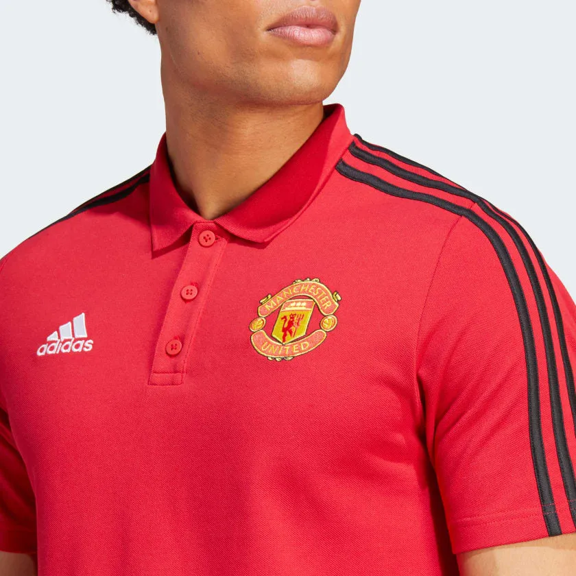 ADIDAS MANCHESTER UNITED DNA 3-STRIPES POLO SHIRT - IA8525