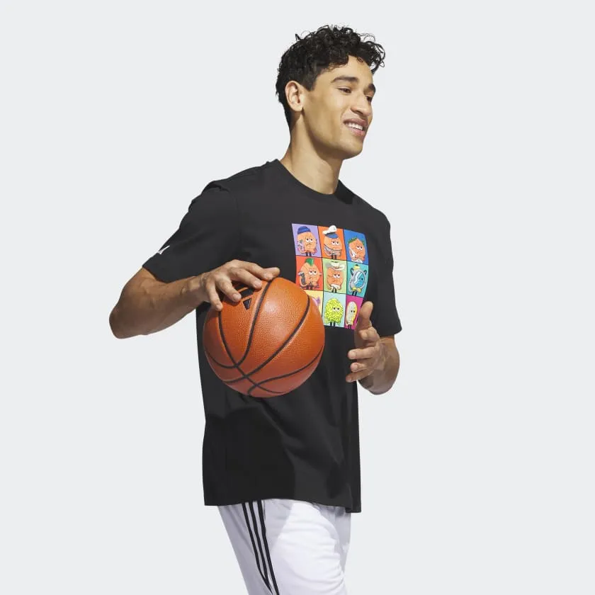 ADIDAS METAVERSE LIL' STRIPE PFP T-SHIRT - BLACK