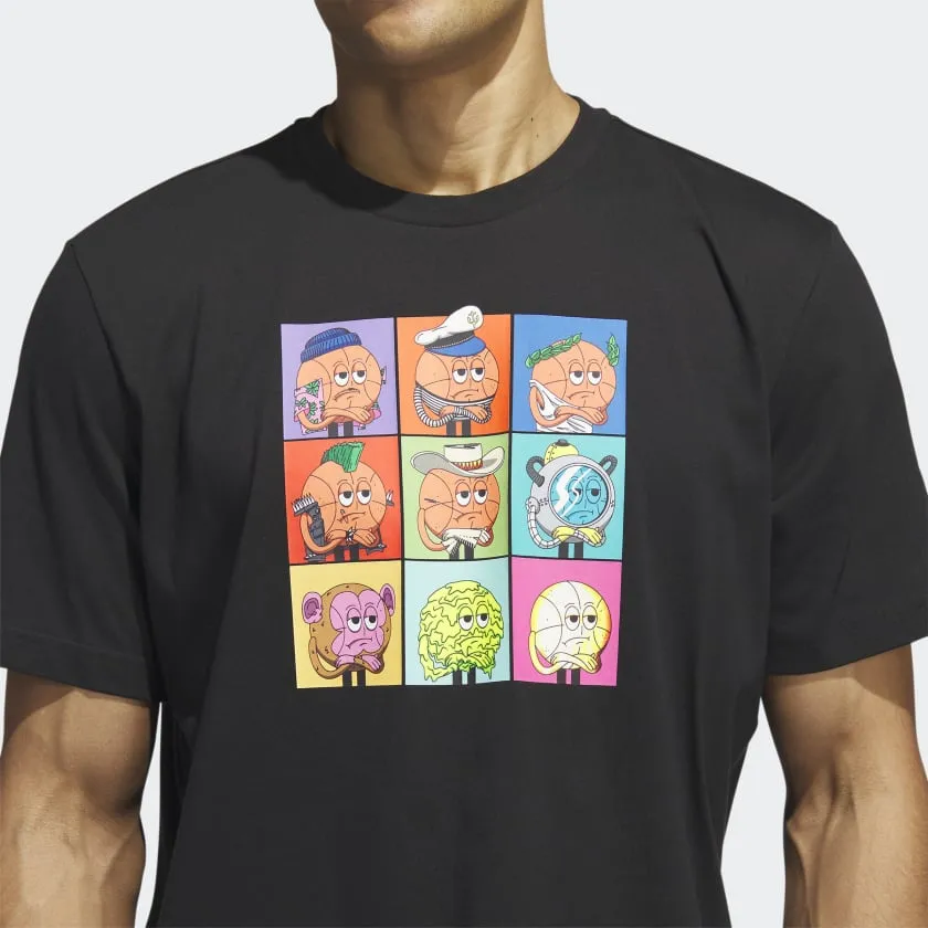 ADIDAS METAVERSE LIL' STRIPE PFP T-SHIRT - BLACK
