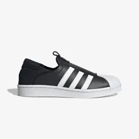 Adidas Originals | SUPERSTAR SLIP-ON  { CORE BLACK/CLOUD WHITE