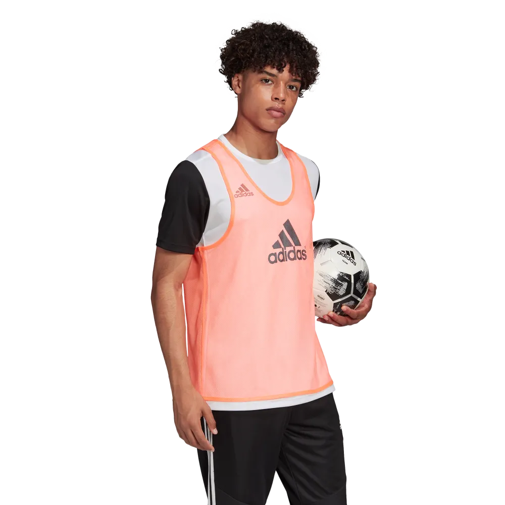 Adidas Training Bib - Adult - Signal Coral