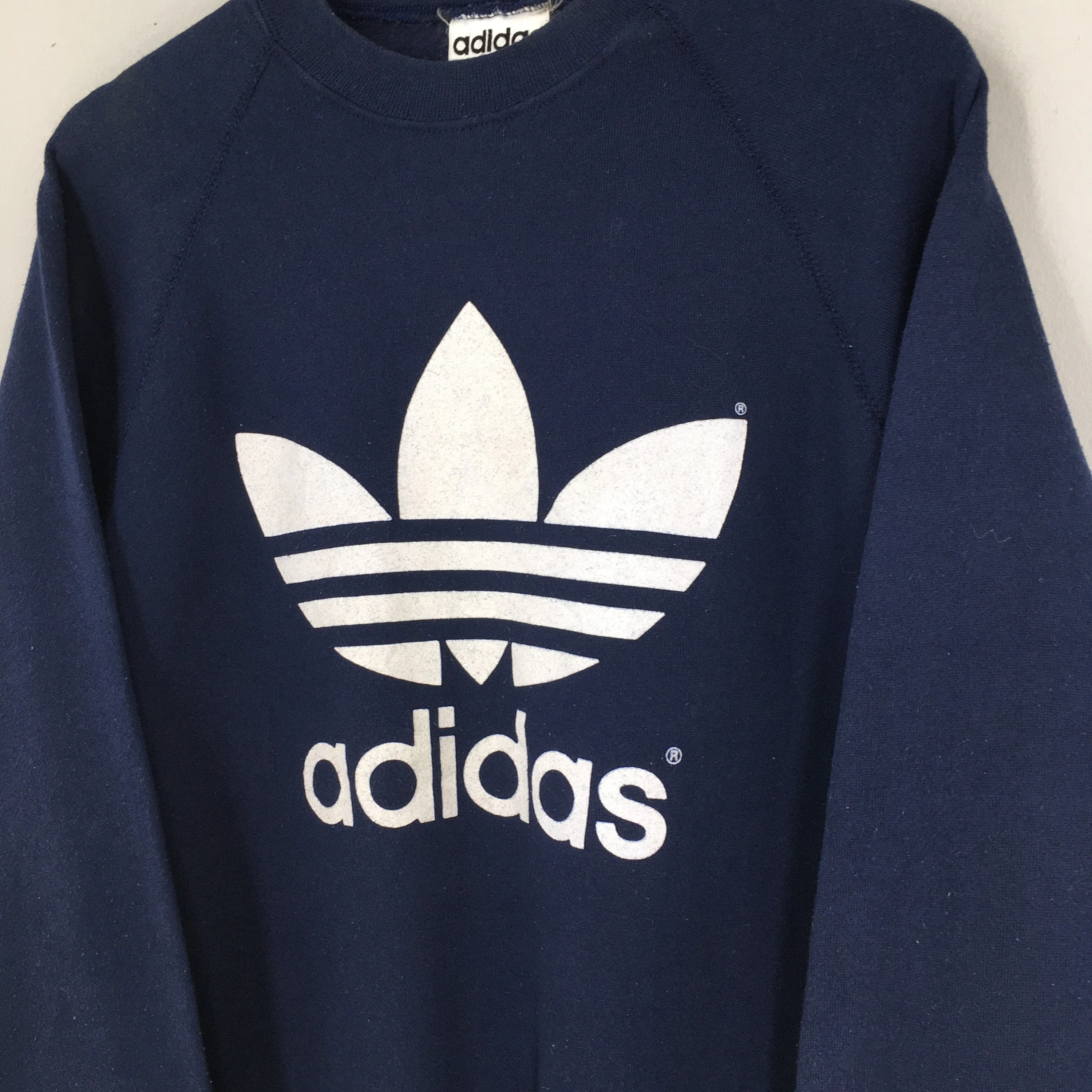 Adidas Trefoil Big Logo Sweatshirt Large