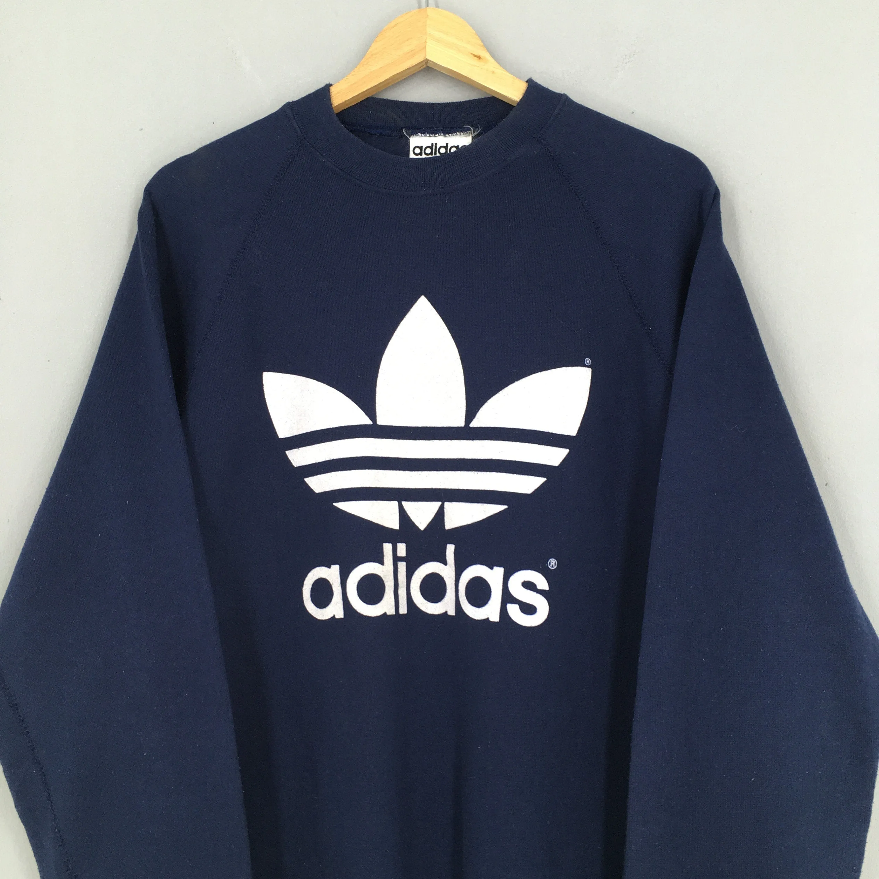 Adidas Trefoil Big Logo Sweatshirt Large