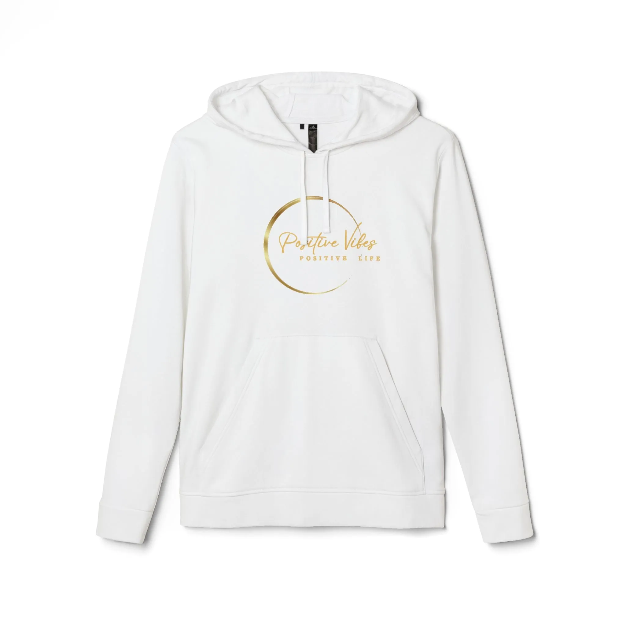 adidas Unisex Fleece Hoodie- Positive vibes