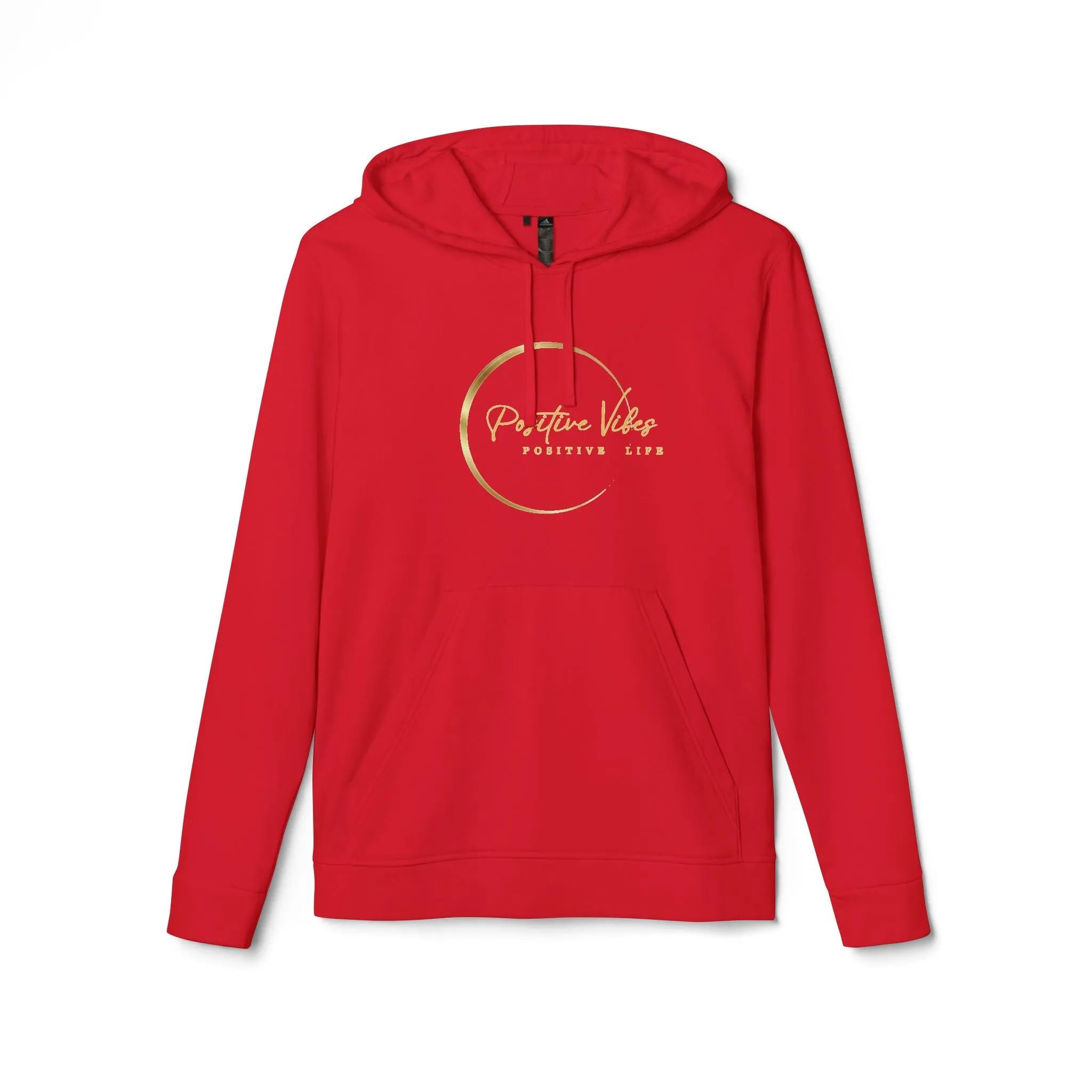 adidas Unisex Fleece Hoodie- Positive vibes
