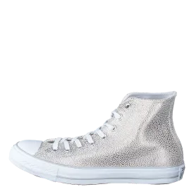 All Star Sting Ray Metallic-Hi Pure Silver/Black/White