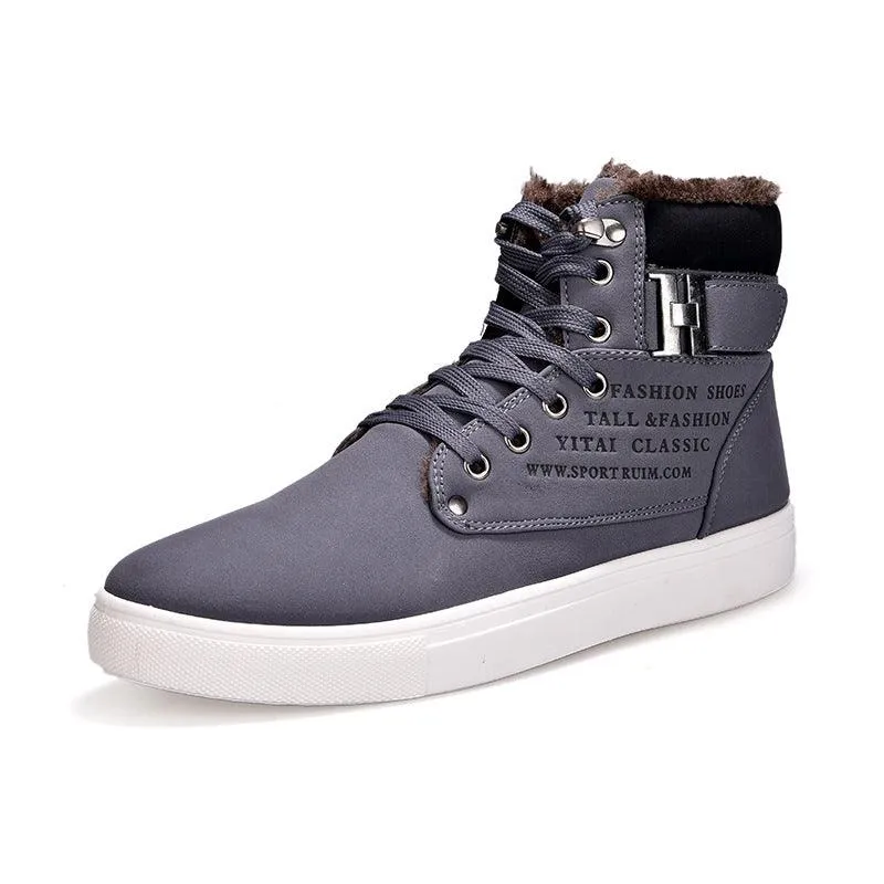 Autumn Leather Footwear For Man
