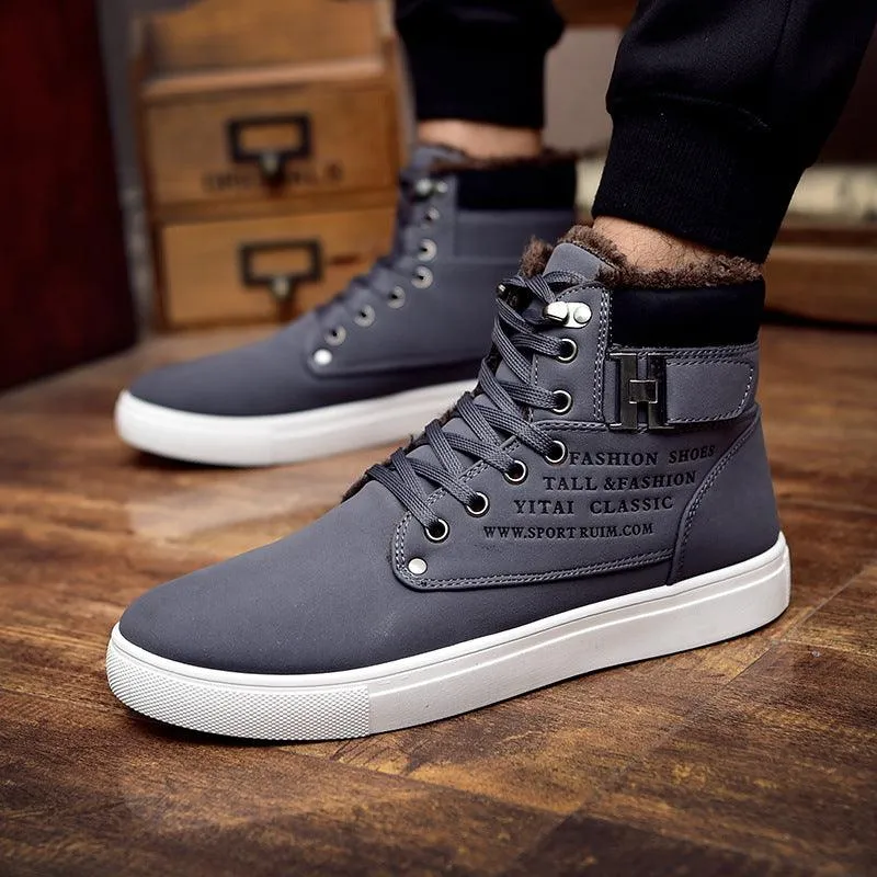 Autumn Leather Footwear For Man
