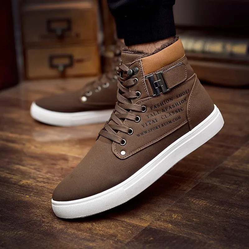 Autumn Leather Footwear For Man