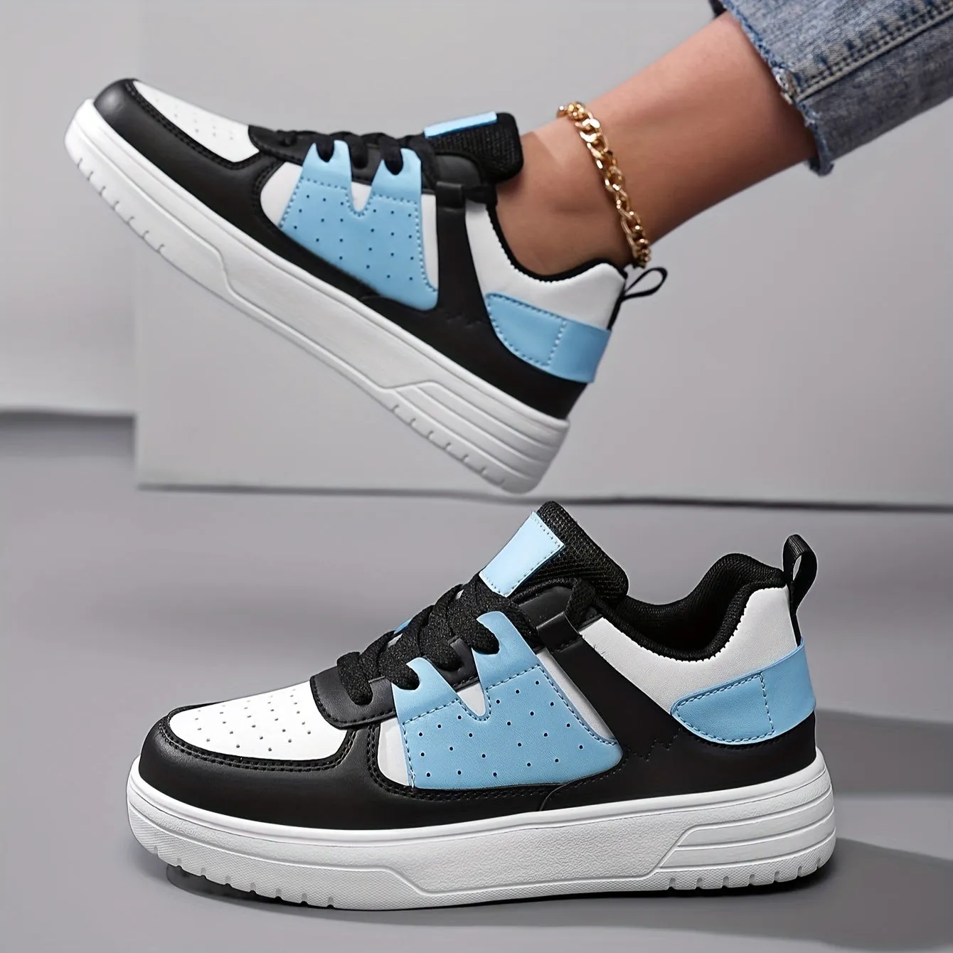 Ava | Trendy Color-Blocked Sneakers for Women