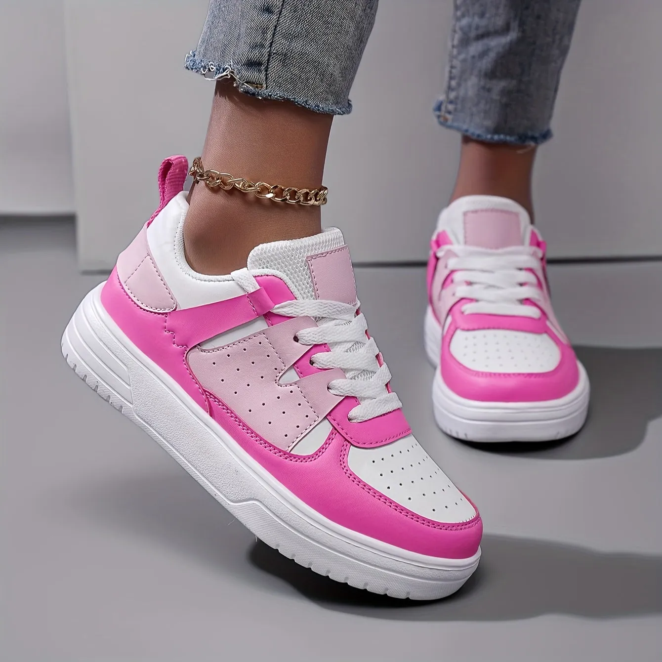 Ava | Trendy Color-Blocked Sneakers for Women