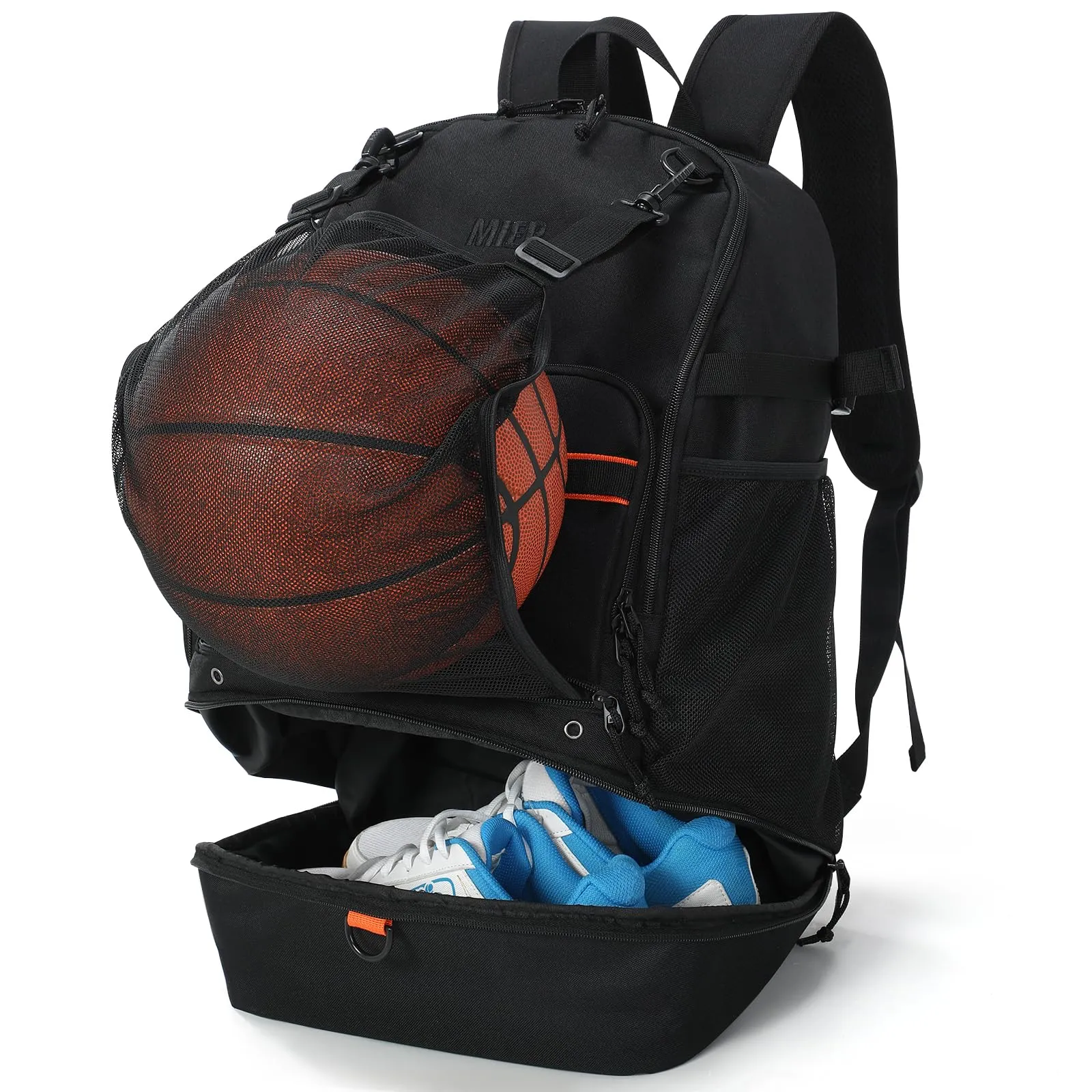 Basketball Backpack Sports Bags with Shoe Compartment