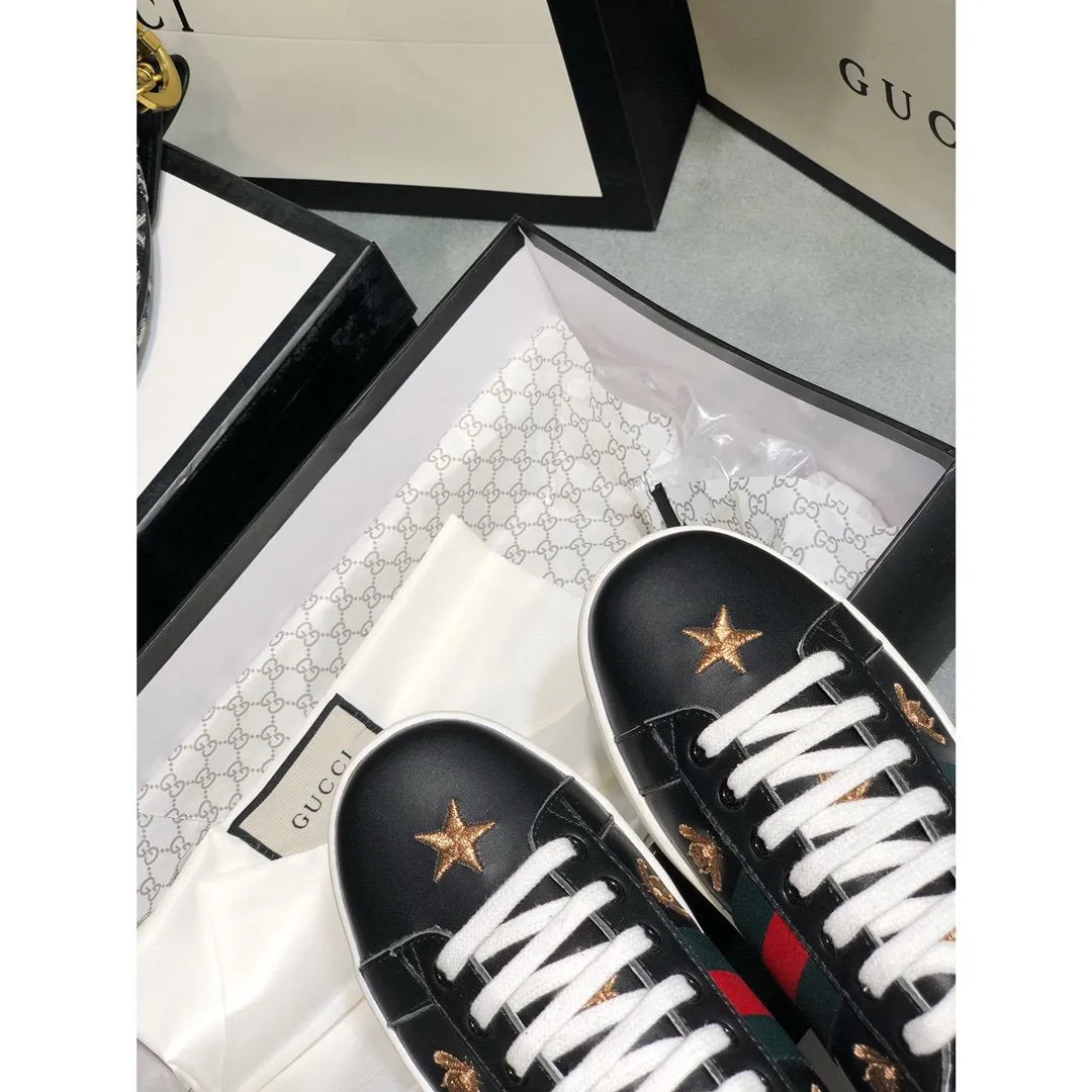 BL-GCI  Ace Embroidered 'Bees and Stars Sneaker 064