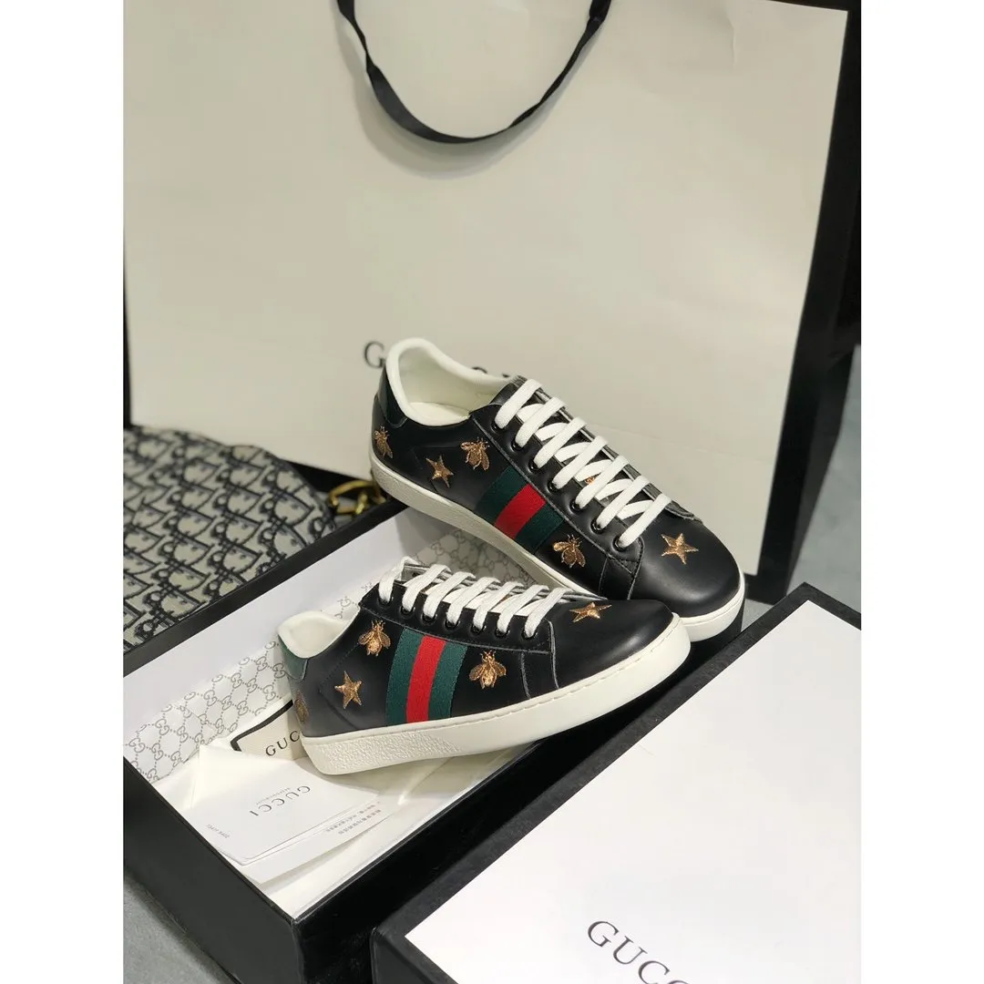 BL-GCI  Ace Embroidered 'Bees and Stars Sneaker 064