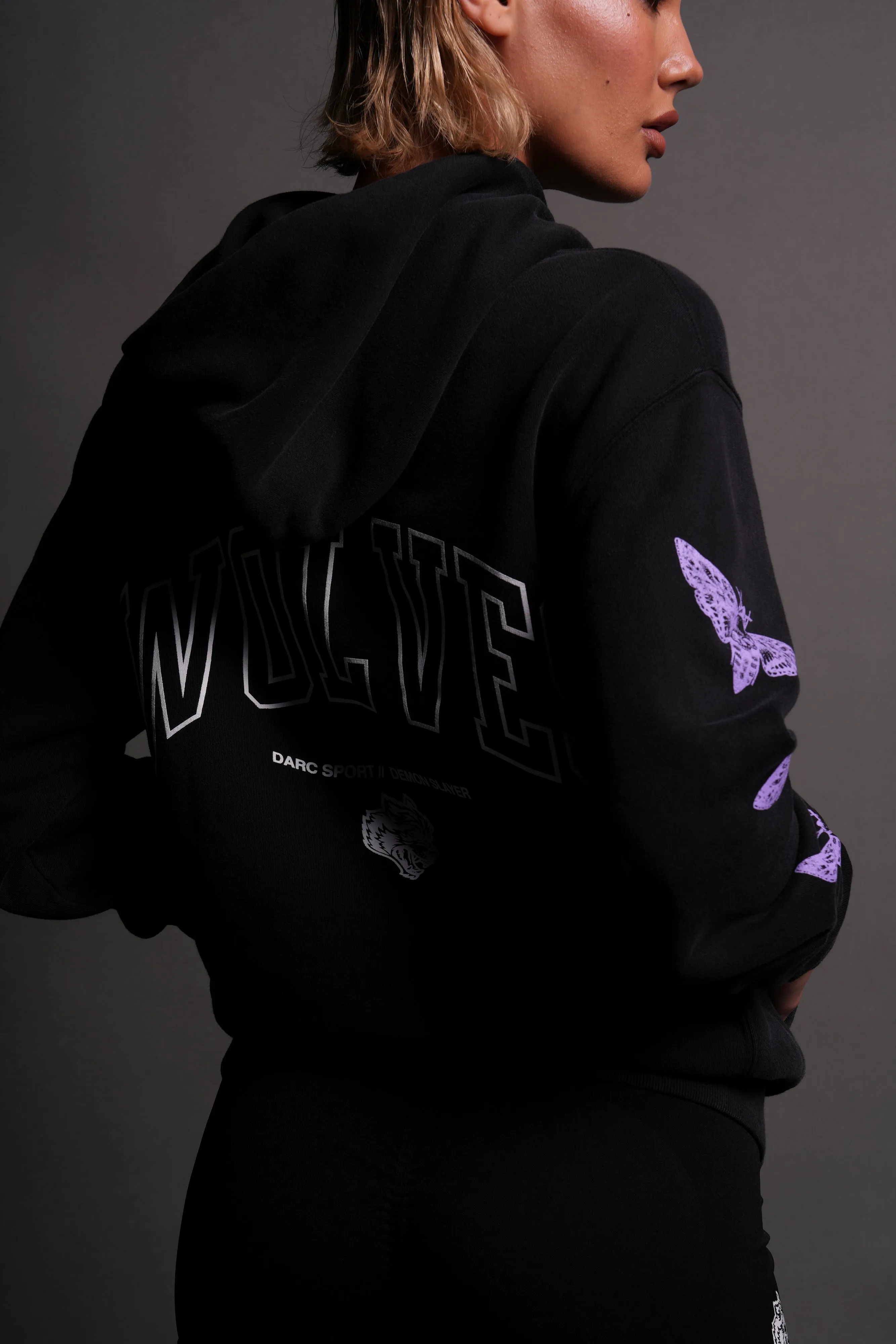 Butterfly Dance She "Dakota" Hoodie in Black