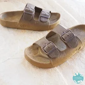 caramel brown buckle jandals® - pali hawaii Jesus sandals