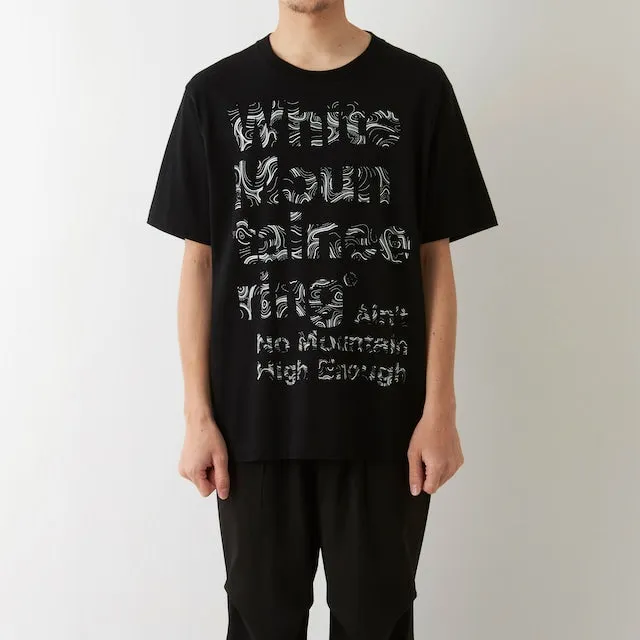 Contour Logo T-Shirt - Black