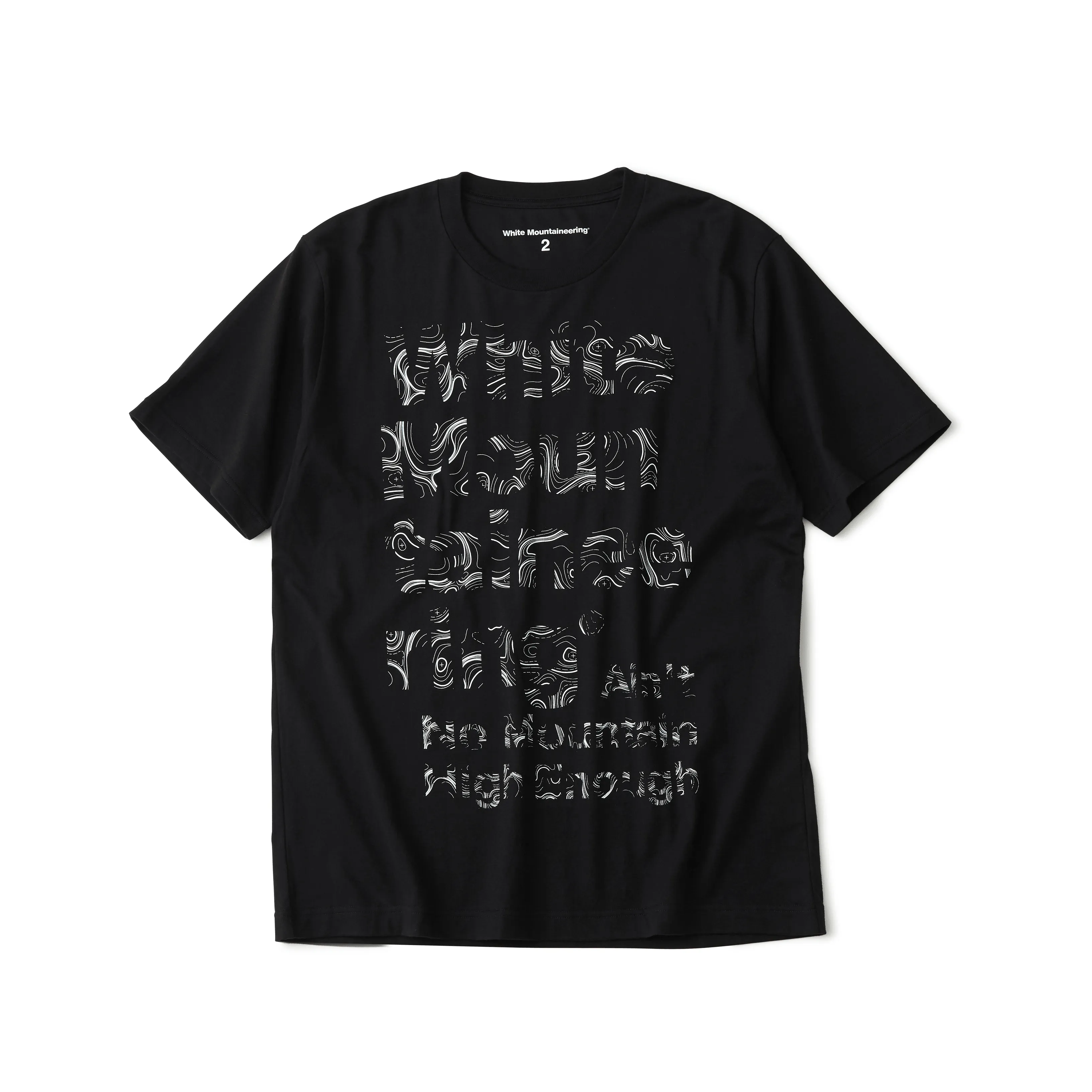 Contour Logo T-Shirt - Black