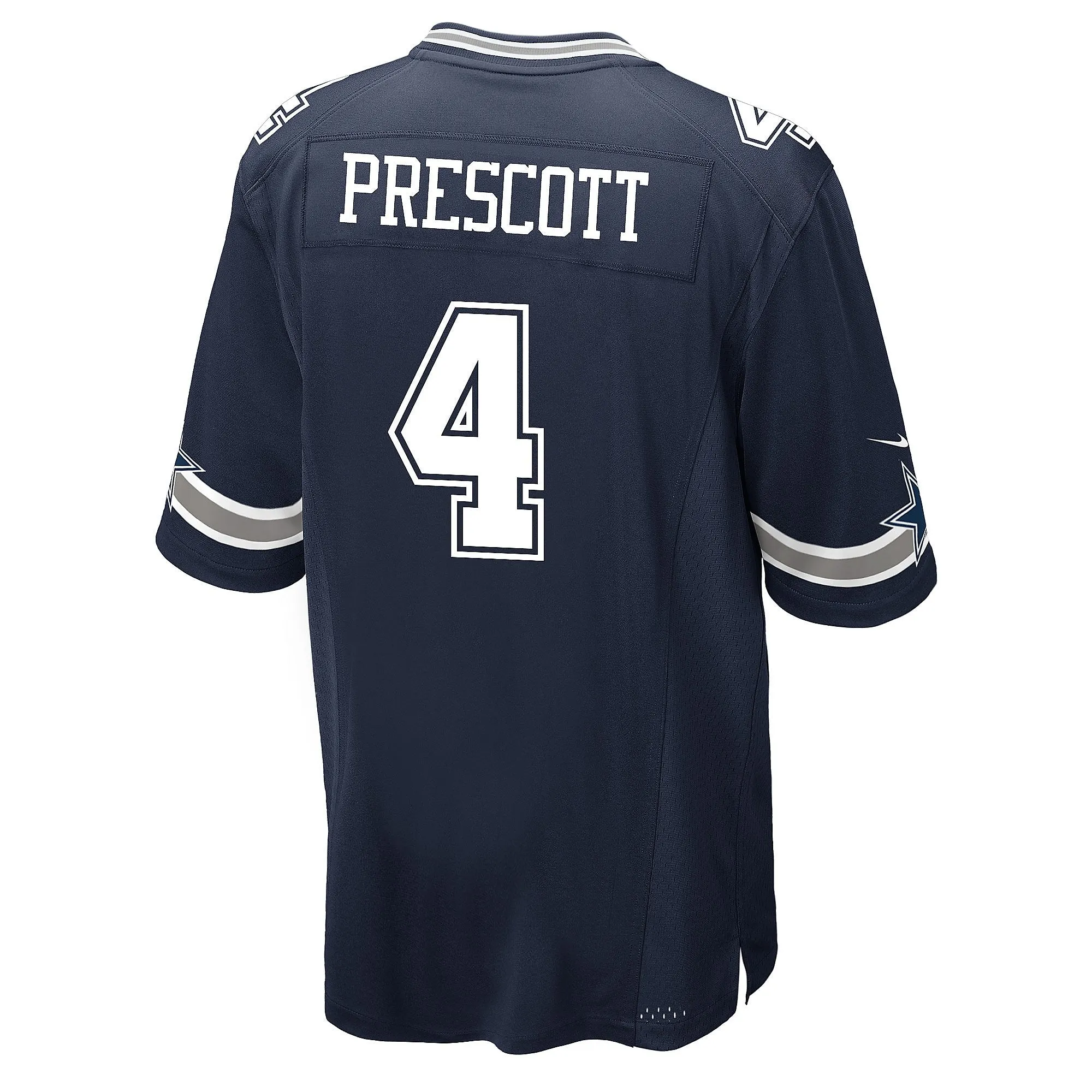 Dallas Cowboys - Dak Prescott #4 Nike Navy Game Replica Jersey