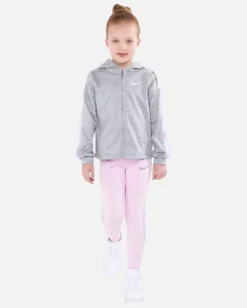 Ensemble Nike fille Therma-Fit - Gris/Rose