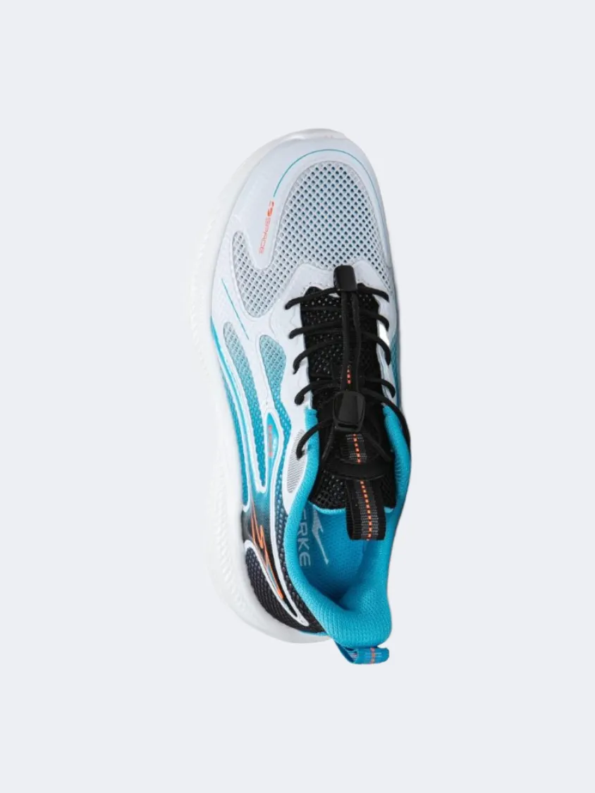 Erke Kids-Boys Running Shoes White/Blue/Black
