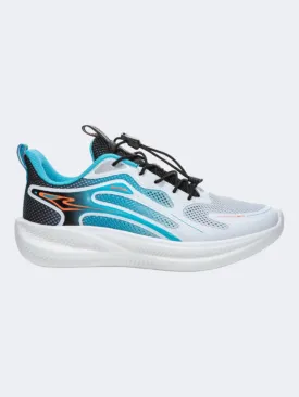 Erke Kids-Boys Running Shoes White/Blue/Black