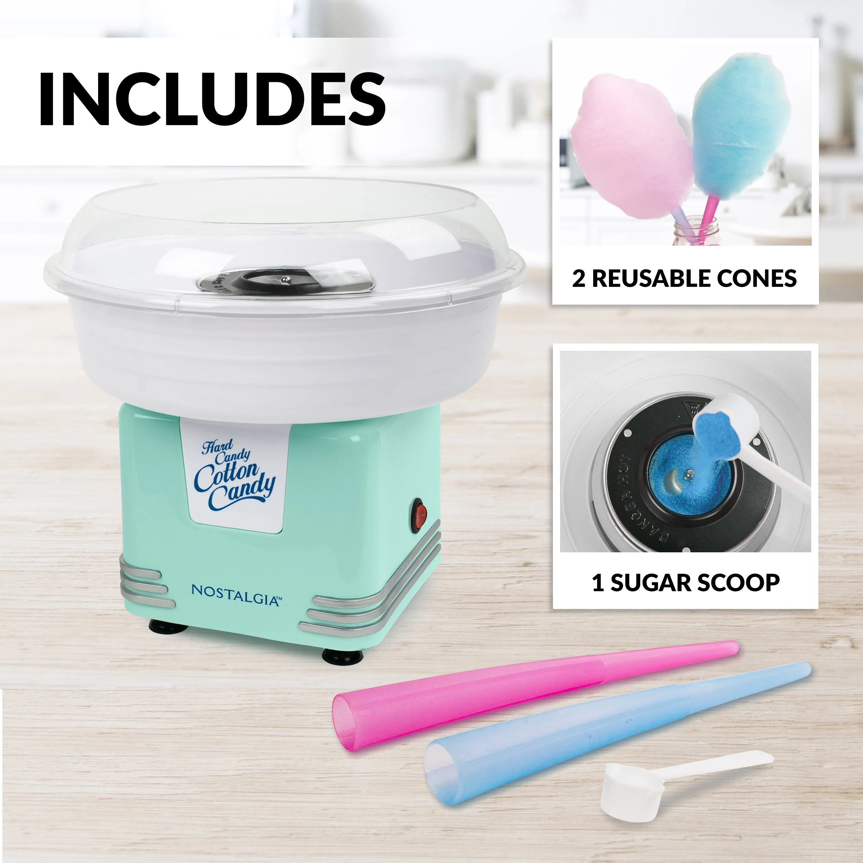 Hard & Sugar Free Candy Original Cotton Candy Maker