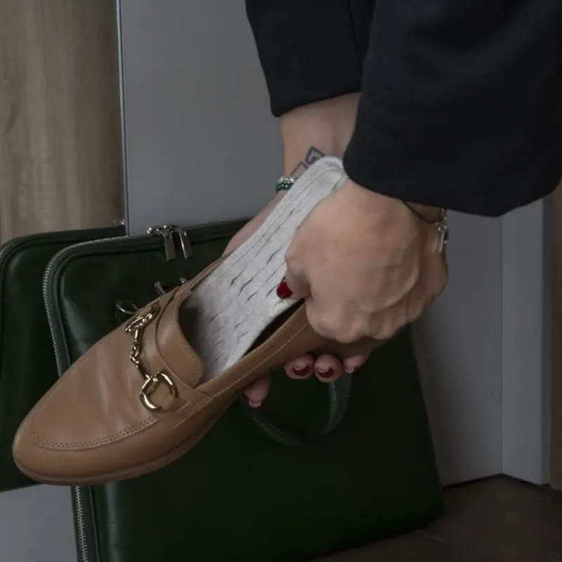 Linen insoles for shoes