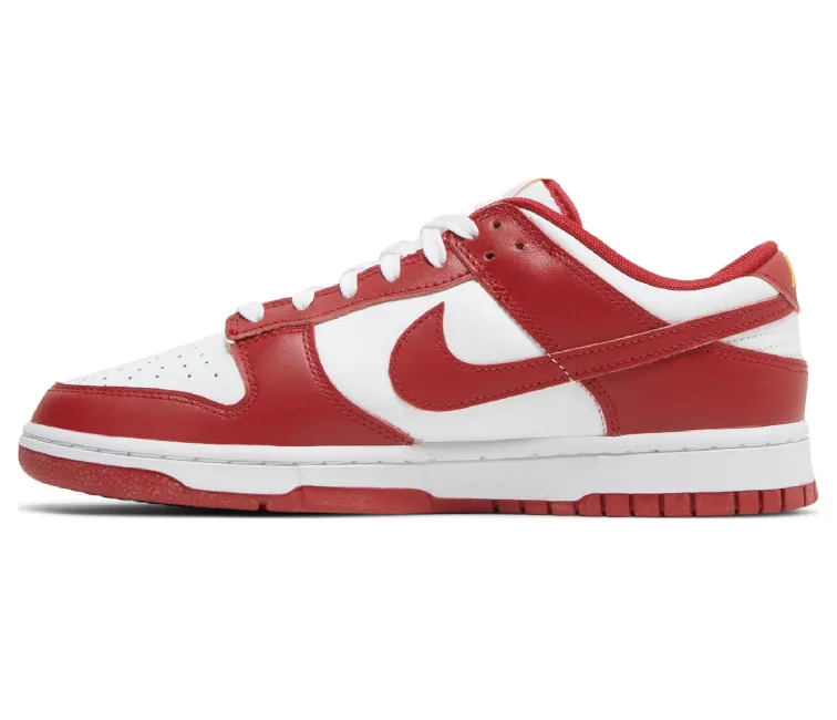 Mens Nike Dunk Low (USC Gym Red)