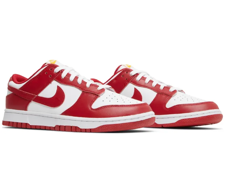 Mens Nike Dunk Low (USC Gym Red)