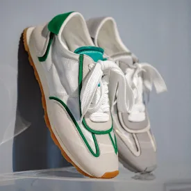 Men's Vintage Satin Fabric Jogging Sneakers