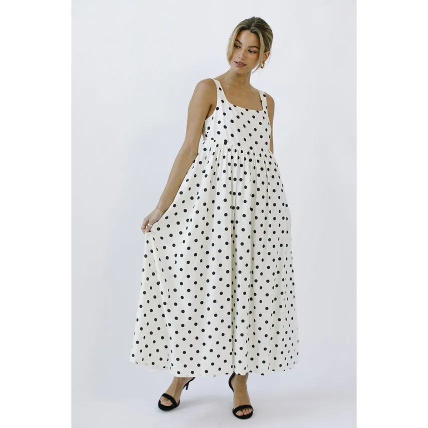 Moxie Polka Dot Dress
