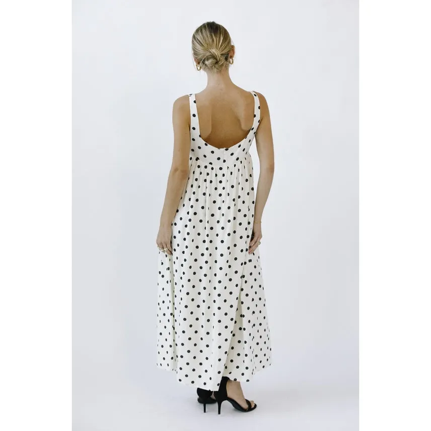 Moxie Polka Dot Dress