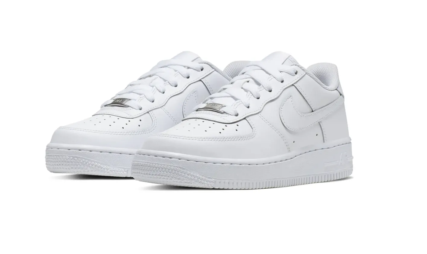 Nike Air Force 1 LE GS DH2920-111 Youth White Running Sneaker Shoes C730
