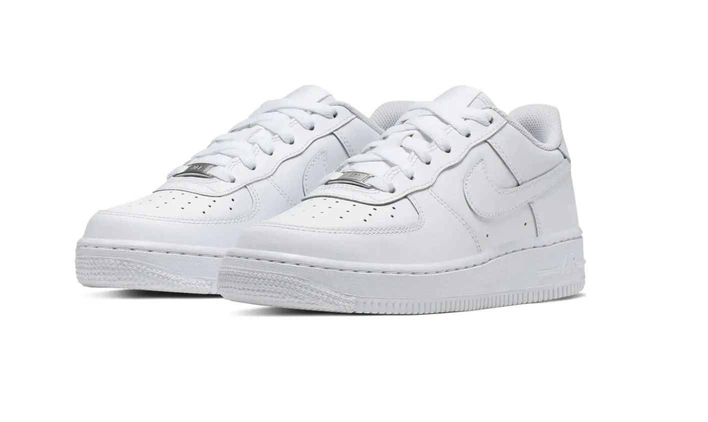 Nike Air Force 1 LE GS DH2920-111 Youth White Running Sneaker Shoes C730