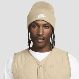 Nike Peak Futura Cuff Beanie Khaki - White