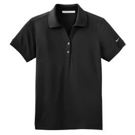 Nike Women's Black Dri-FIT Short Sleeve Classic Polo