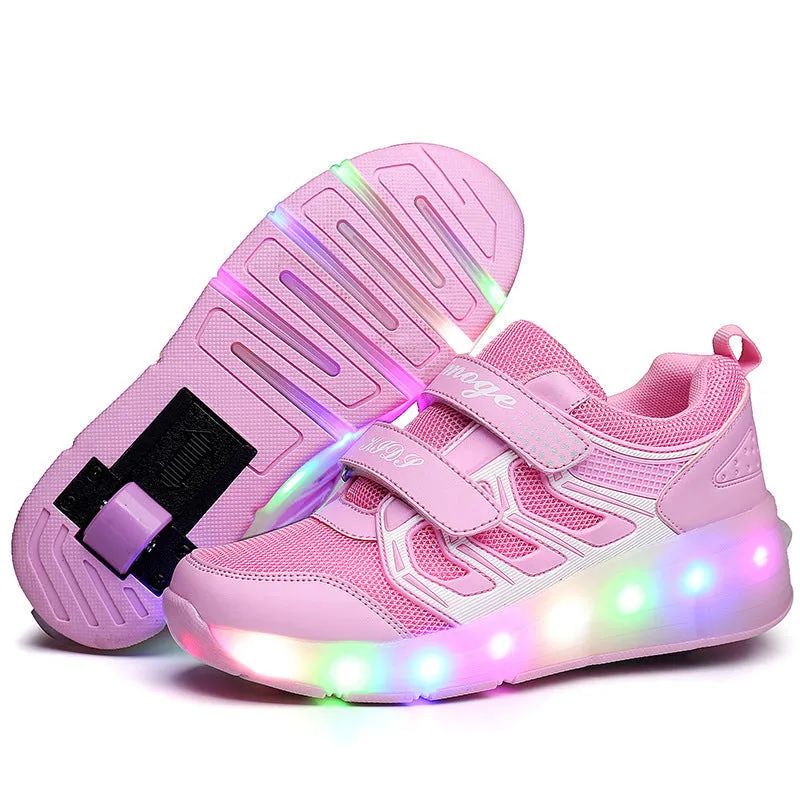Pink Colored Girl's Casual Shoes - GlamzLife