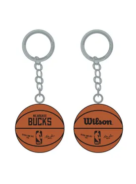 Pro Specialties Group 3D Basketball Milwaukee Bucks Keychain